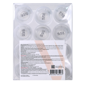 Packaging of wet wipes with labels and text on a white background
