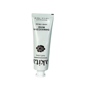 Tube of cosmetic cream on a white background