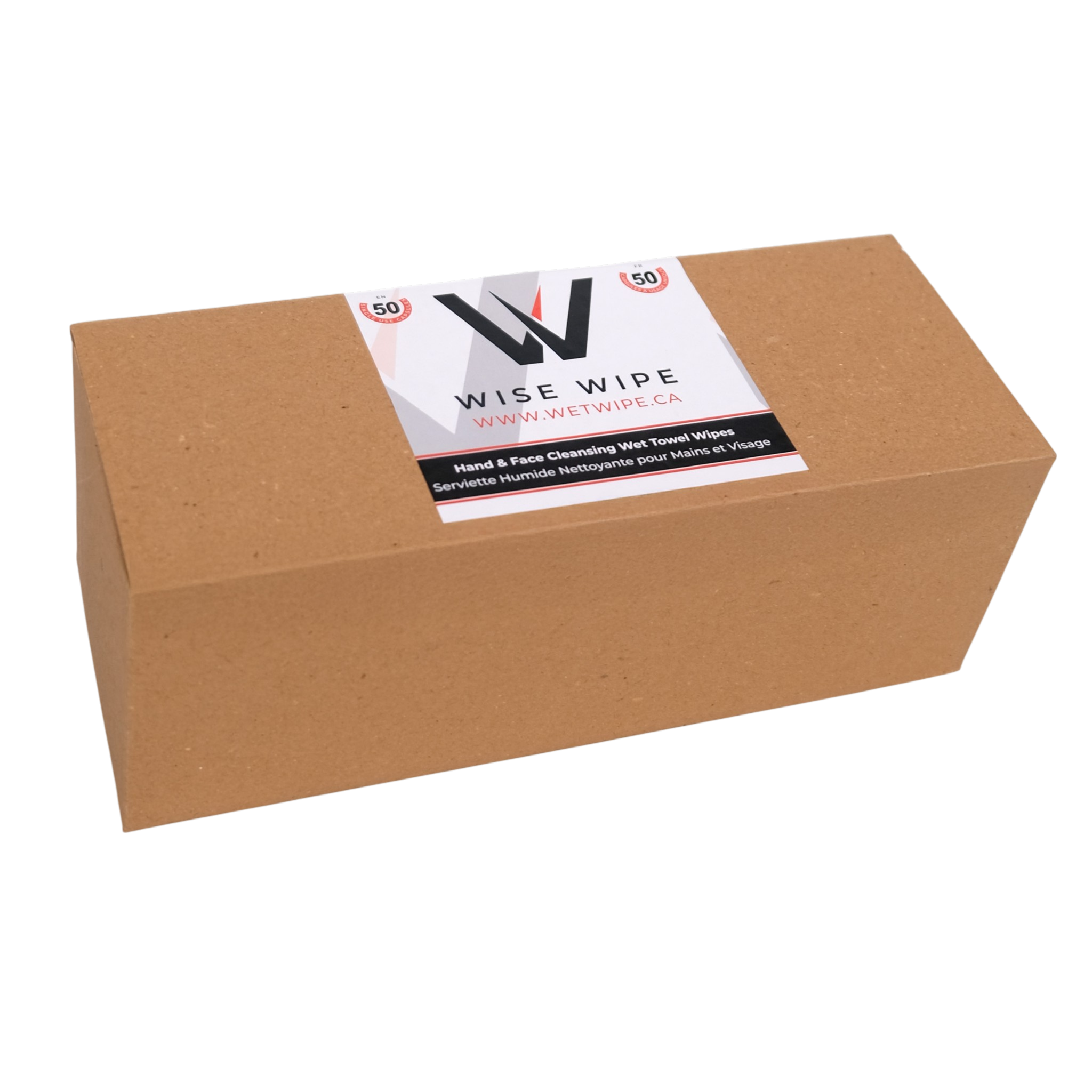 Box of Wise Wipe cleaning wipes with a visible brand label on a white background