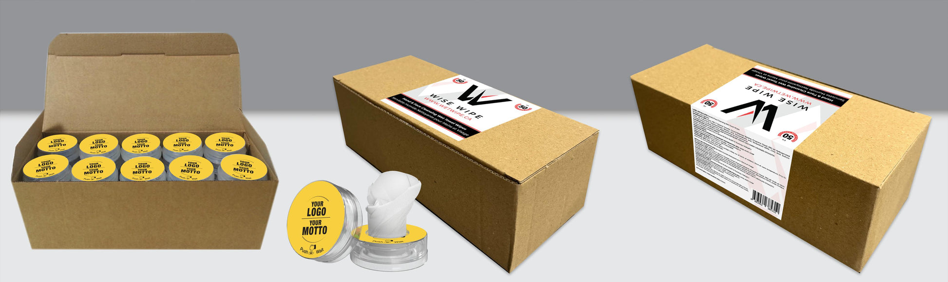 custom event promo wipes Burlington Ontario WISE WIPE www.wetwipe.ca