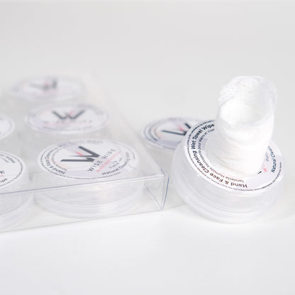 Wise Wipe Branded Hand and Facial Cleansing Wipes 12 Single Containers
